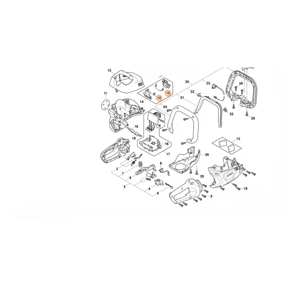 STIHL  Sprężyna ramieniowa 0000 998 0414